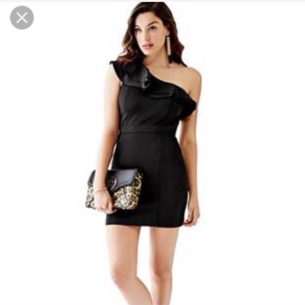❤Guess One Shoulder Scuba Knit Dress❤